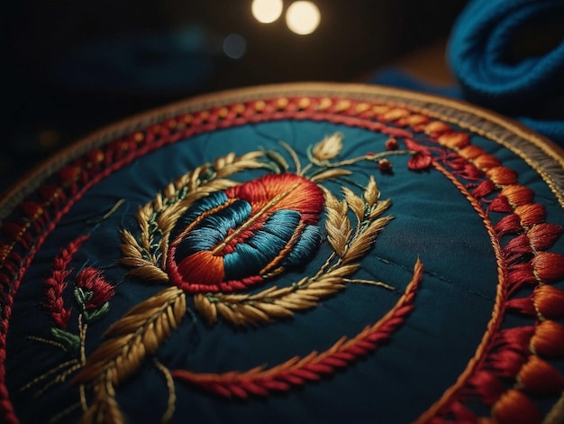 Przykładowy haft z bogatszym zestawem